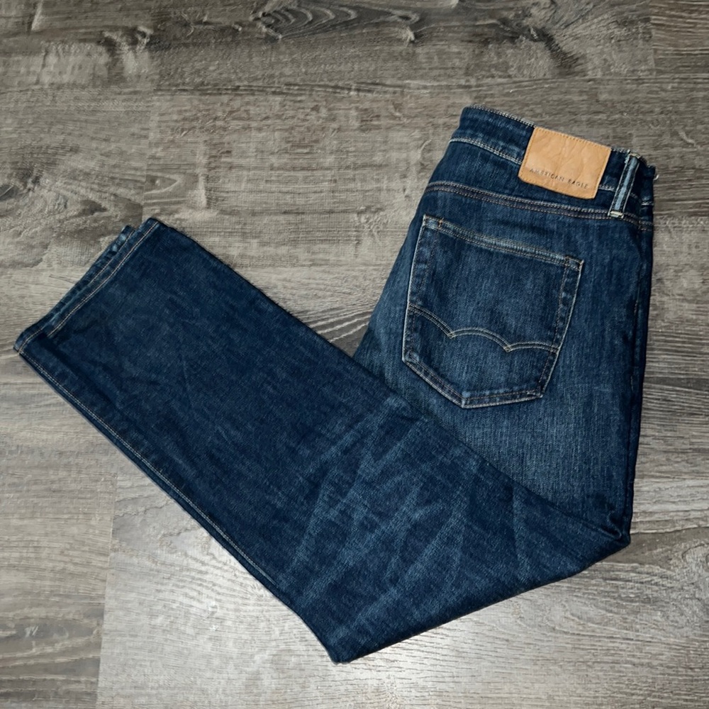 American Eagle Airflex+ Athletic Denim Blue Jeans Sz 31x30